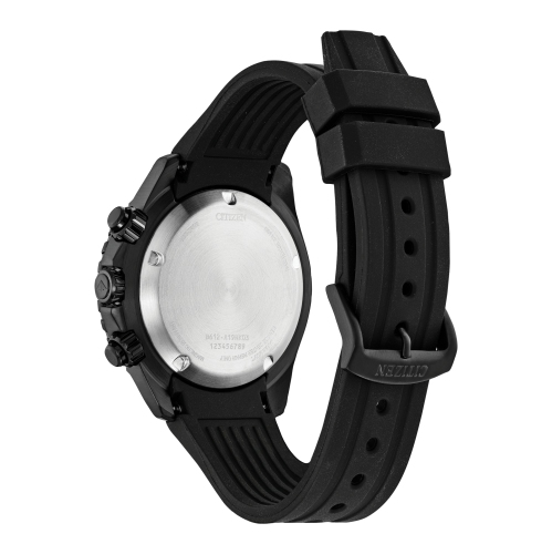 Citizen Mens Promaster Dive Eco-Drive Watch 45mm Black Stainless Steel Case Black Polyurethane Strap with White Dial