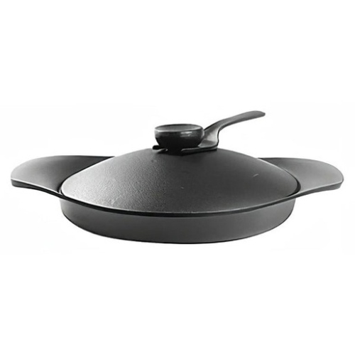 SORI YANAGI  Tekki (Cast Iron) Grill Pan 22Cm With Cast Iron Lid And Handle