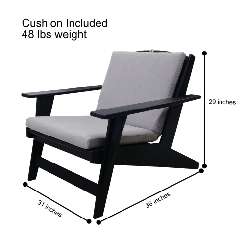 Modern Lounge Chair Indoor/Outdoor , Adirondack Chair