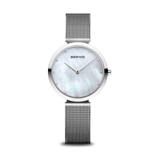 Ladies Classic Stainless Steel Watch In Silver/Silver
