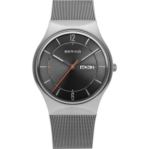 BERING  Men's Classic Stainless Steel Watch In Grey/grey In Multicolor