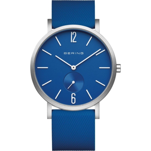 BERING  Men's True Aurora Aluminium Watch In Silver/blue In Multicolor