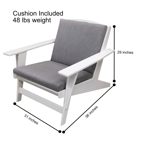 Modern Lounge Chair Indoor/Outdoor , Adirondack Chair