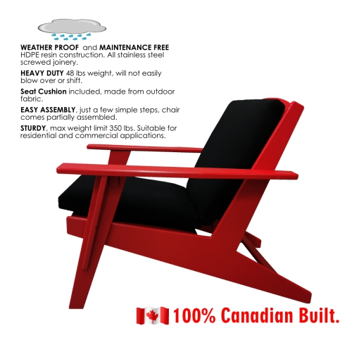 Modern Lounge Chair Indoor/Outdoor , Adirondack Chair