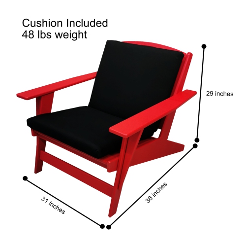 Modern Lounge Chair Indoor/Outdoor , Adirondack Chair
