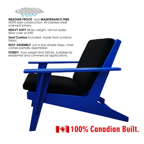 Modern Lounge Chair Indoor/Outdoor , Adirondack Chair