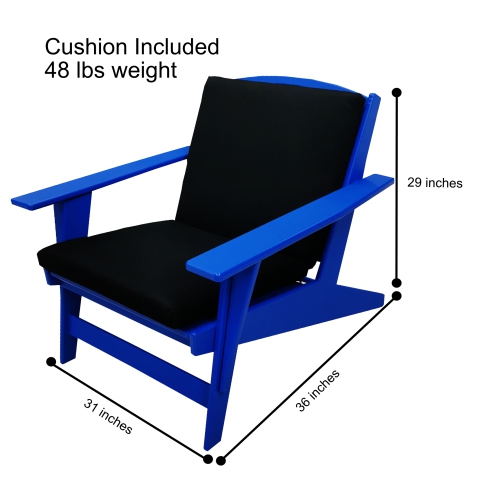 Modern Lounge Chair Indoor/Outdoor , Adirondack Chair