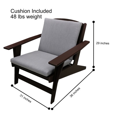 Modern Lounge Chair Indoor/Outdoor , Adirondack Chair