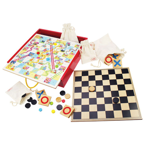 Bigjigs Wooden Games Compendium