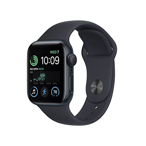 APPLE  Watch Se (2Nd Gen) [Gps + Cellular 40Mm] Smart Watch W/midnight Aluminum Case & Midnight Sport Band - M/l. In Multicolor