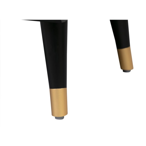 TOV Furniture Christine 24.4"H Mid-Century Wood Nightstand in Black