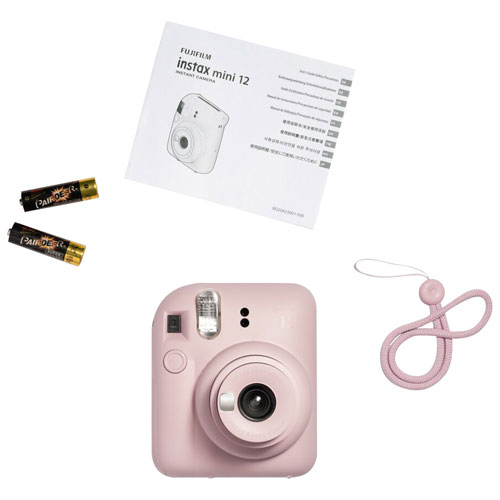 Instax Mini 12 Blossom Pink, Instax Mini 12 Blossom Pink Instant Camera