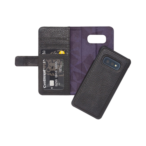 Image 1 of 1.. Decoded Leather Case Detachable for SS Galaxy S10e - Black