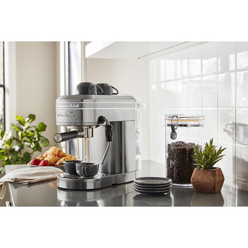 KitchenAid Semi-Automatic Espresso Machine - Brushed Stainless Steel