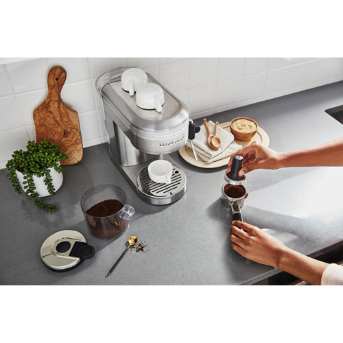 KitchenAid Semi-Automatic Espresso Machine - Brushed Stainless Steel