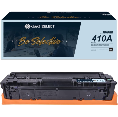 G&G Select Remanufactured Toner Cartridge Replacement for HP 410A CF410A for Laserjet Pro MFP M452dw M452nw M452dn M477fdw M477fnw M477fdn M377dw