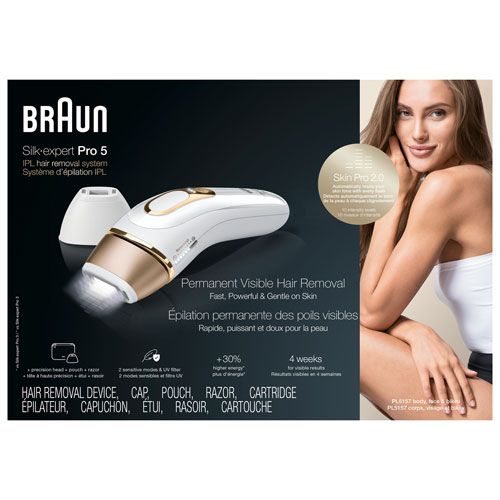 Braun IPL Silk Expert Pro 5 Hair Removal Device Unboxing