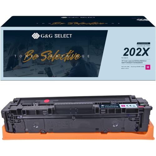 G&G Select Remanufactured Toner Cartridge Replacement for HP 202X CF501X for HP M254DW 254NW M280NW M281FDW M281FDN Printer-High Yield-High Yield