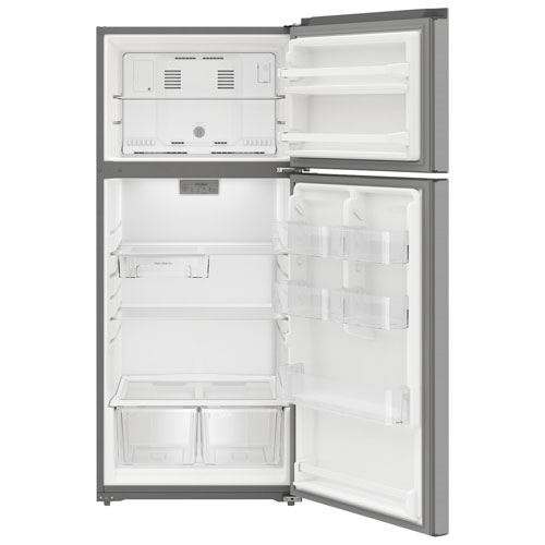 Whirlpool 29" 16.6 Cu. Ft. Top Freezer Refrigerator (WRTX5028PM) - Dolos Steel