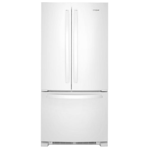 Réfrigérateur deux portes 22,1 pi³ 33 po avec distributeur d'eau de Whirlpool - Blanc