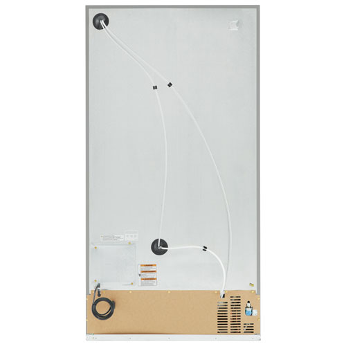 Réfrigérateur à congélateur juxtaposé 20,6 pi³ 36 po avec distributeur eau/glaçons de Maytag - Inox