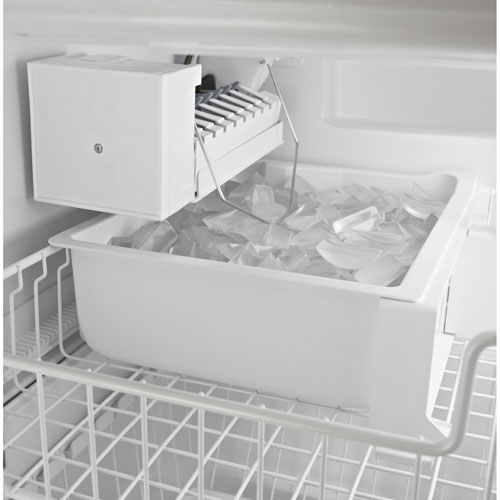 Réfrigérateur à deux portes de 22,1 pi³ et 33 po avec distributeur d'eau de Maytag - Inox