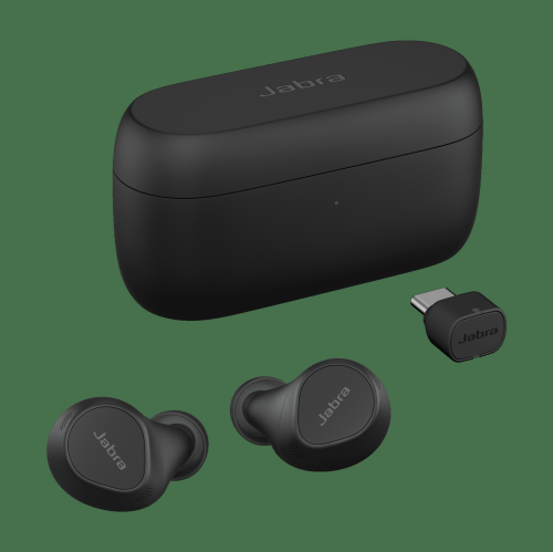 Écouteurs boutons 100 % sans fil Bluetooth 5.2 à suppression du bruit Evolve2 de Jabra avec micro-USB-C