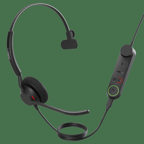 Jabra – Casque d’écoute à isolation sonore engage 50 II avec micro