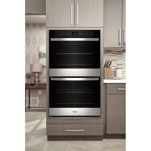 Whirlpool 27" 8.6 Cu. Ft. Self-Clean Electric Wall Oven (WOED5027LZ) - Stainless Steel