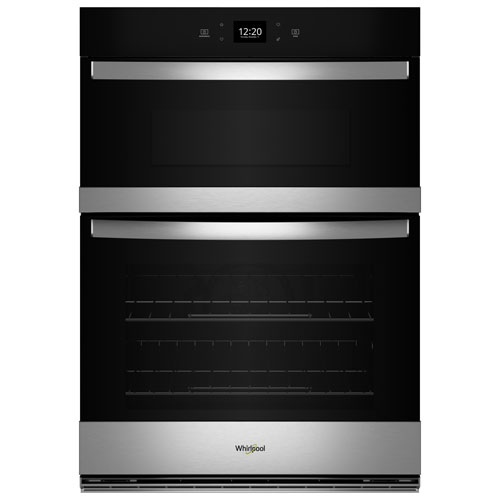 Whirlpool 29" 6.4 Cu. Ft. Combination Self-Clean Electric Wall Oven - Stainless Steel