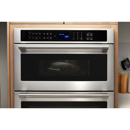 Maytag 30" 6.4 Cu. Ft. Combination True Convection Electric Wall Oven - Stainless Steel