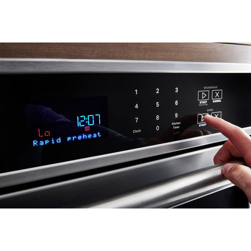 Maytag 30" 6.4 Cu. Ft. Combination True Convection Electric Wall Oven - Stainless Steel