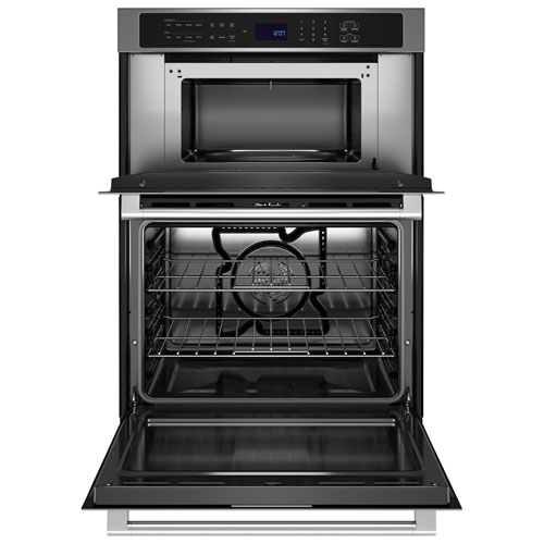 Maytag 30" 6.4 Cu. Ft. Combination True Convection Electric Wall Oven - Stainless Steel
