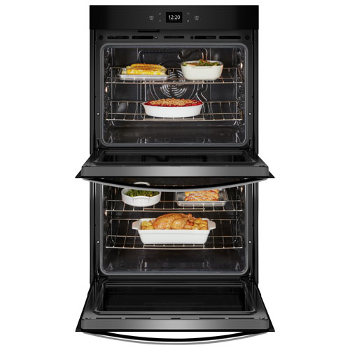 Whirlpool 30" 10.0 Cu. Ft. Double Self-Clean Electric Wall Oven - Stainless Steel