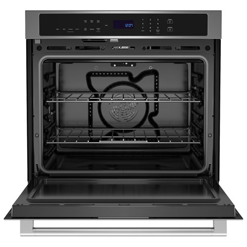 Four mural électrique à convection véritable 5 pi³ 30 po de Maytag - Acier inoxydable résistant aux traces de doigts