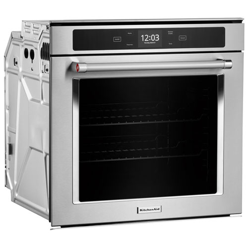 Kitchenaid 23" 2.9 Cu. Ft. True Convection Electric Wall Oven - Stainless Steel