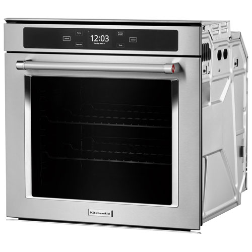 Kitchenaid 23" 2.9 Cu. Ft. True Convection Electric Wall Oven - Stainless Steel