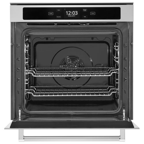 Kitchenaid 23" 2.9 Cu. Ft. True Convection Electric Wall Oven - Stainless Steel