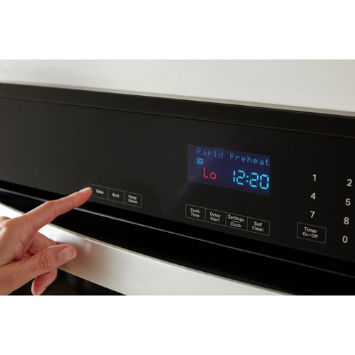 Whirlpool 30" 5.0 Cu. Ft. Self-Clean Electric Wall Oven - Stainless Steel