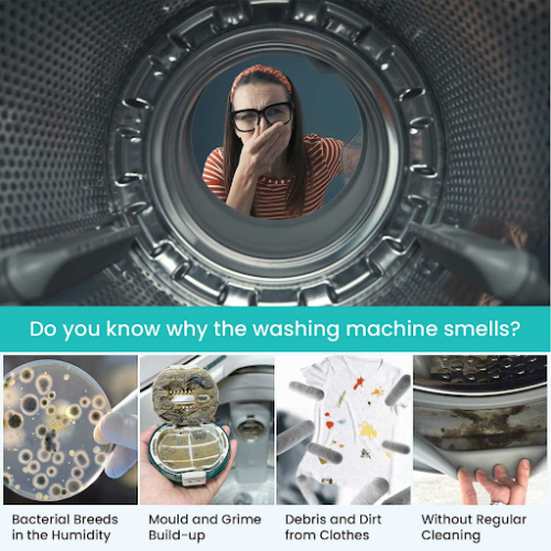 Washing Machine Cleaner, Deep Cleaning Tablets Bombs