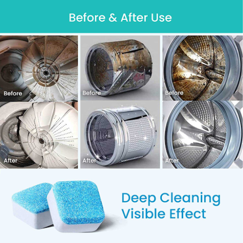 Washing Machine Cleaner, Deep Cleaning Tablets Bombs