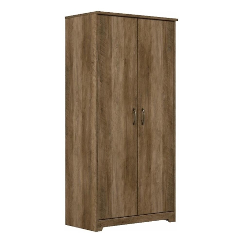 Bush furniture cabot tall deals storage cabinet with doors