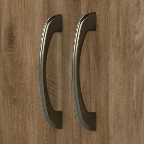 Bush Furniture Cabot Tall Storage Cabinet in Reclaimed Pine - Engineered Wood