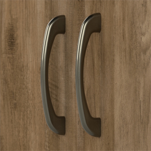 Bush Furniture Cabot Small Entryway Cabinet in Reclaimed Pine - Engineered Wood