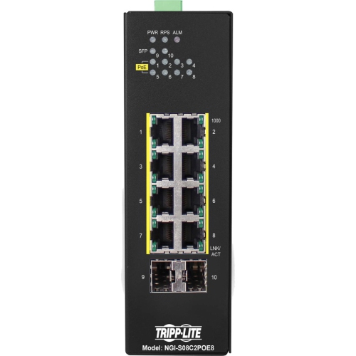 Tripp Lite NGI-S08C2POE8 Ethernet Switch NGI-S08C2POE8