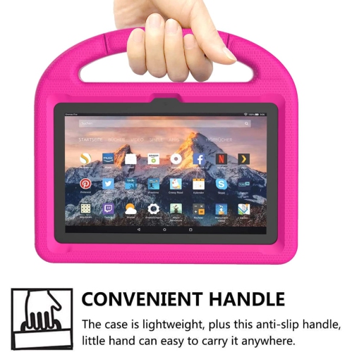New Fire 7 Tablet Case for Kids 2022 Release(12th Generation) L Fire Tablet 7 Case with Handle Stand Lightweight Durable Shockproof Kid-Proof Cover