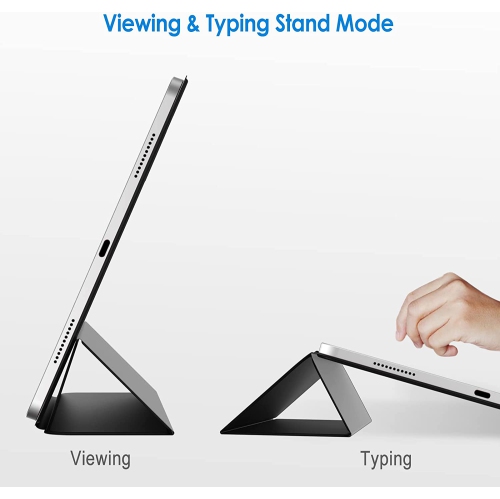 J Magnetic Case for iPad Pro 11 Inch All Models, and iPad Air 5/4, Support Pencil 2nd Gen Charging, Magnetic Attachment, Cover with Auto Wake/Sleep