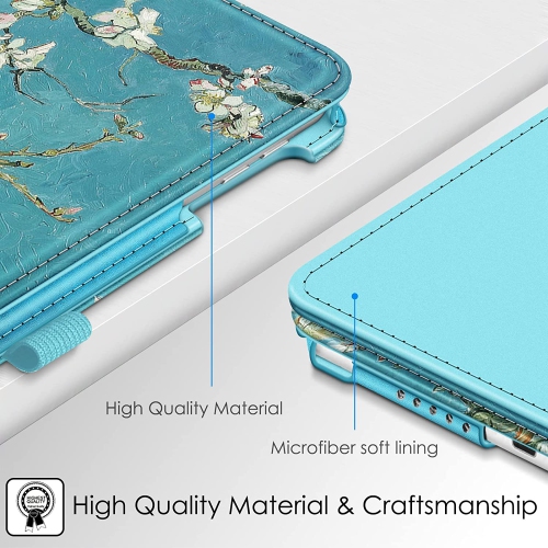 F Case for iPad 9.7 2018/2017, iPad Air 2, iPad Air - [Corner Protection] Premium Vegan Leather Folio Stand Cover, Auto Wake/Sleep for iPad 6th / 5th