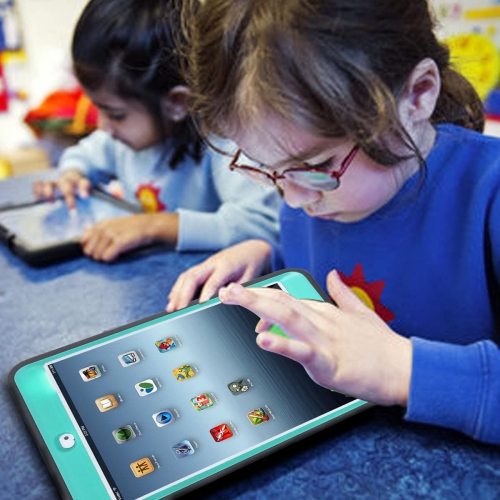 iPad Mini Case, iPad Mini 2 Case, iPad Mini 3 Case, M 3in 1 Heavy Duty Protection Kickstand Combo Hybrid Impact Silicone Hard Case Cover for ipad