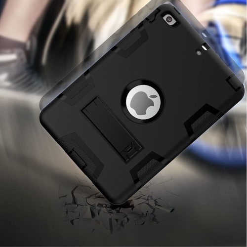 M iPad Mini Case, iPad Mini 2 Case, iPad Mini 3 Case, Heavy Duty Protection Kickstand Combo Hybrid Impact Silicone Hard Case Cover for ipad Mini
